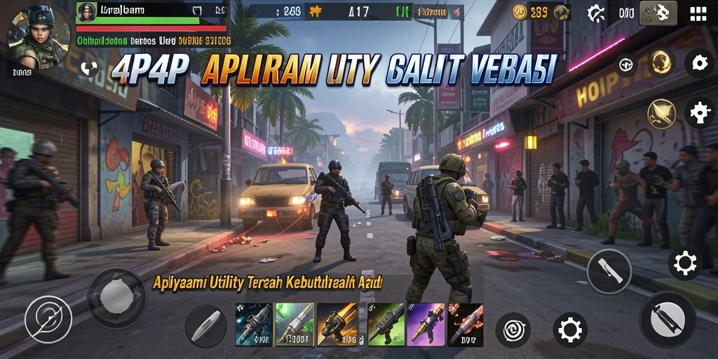 Antarmuka pengguna 4P4P yang mudah digunakan dan intuitif.