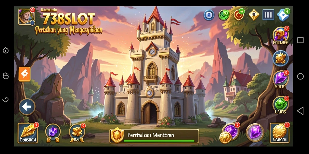 Tampilan gameplay menarik dari 738SLOT dalam aksi Tower Defense.
