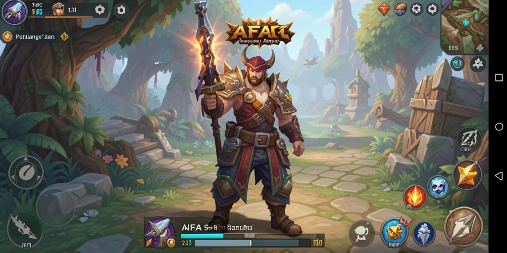 Tampilan gameplay AFAF yang menarik dan penuh aksi.