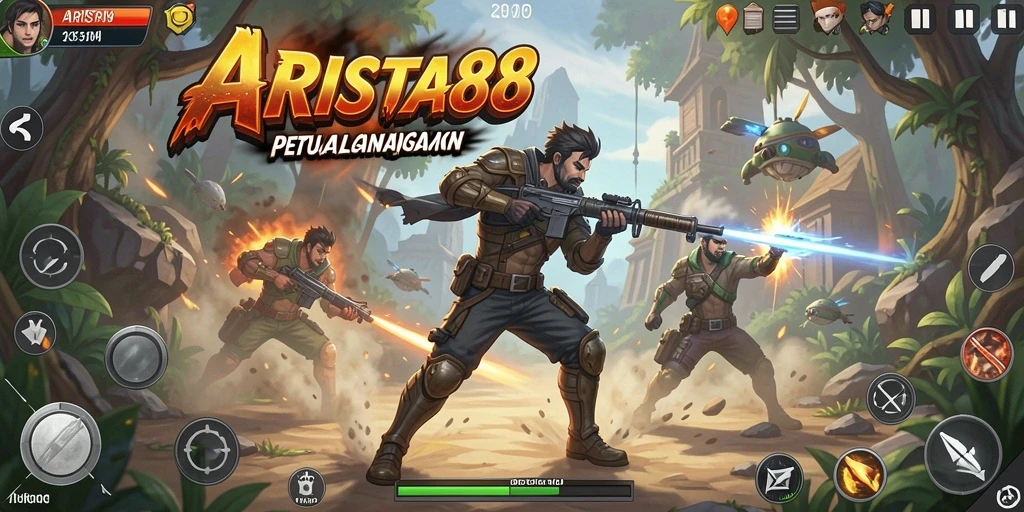 Tangkapan layar dari gameplay seru ARISTA88 yang menampilkan aksi mendebarkan.