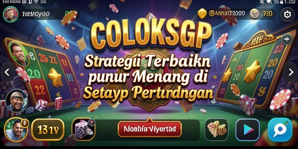 Tampilan permainan COLOKSGP yang menarik dengan aksi strategi yang mendebarkan.