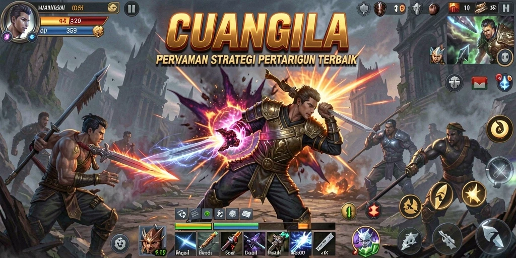 Tampilan gameplay menarik dari CUANGILA yang penuh aksi.
