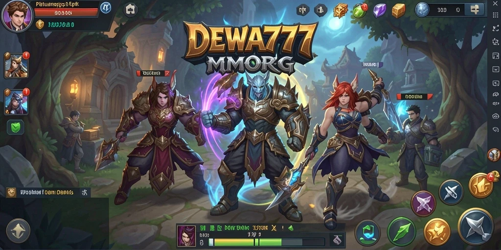Tampilan menakjubkan dari gameplay DEWA777 yang penuh aksi.