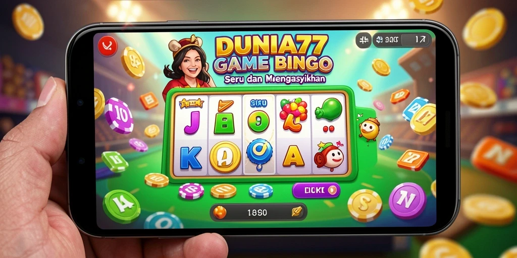 Screenshot gameplay DUNIA77 yang penuh aksi Bingo.