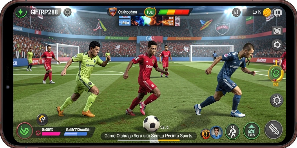 Tangkapan layar gameplay <strong>GIFTRP288</strong> yang menampilkan aksi olahraga yang seru.