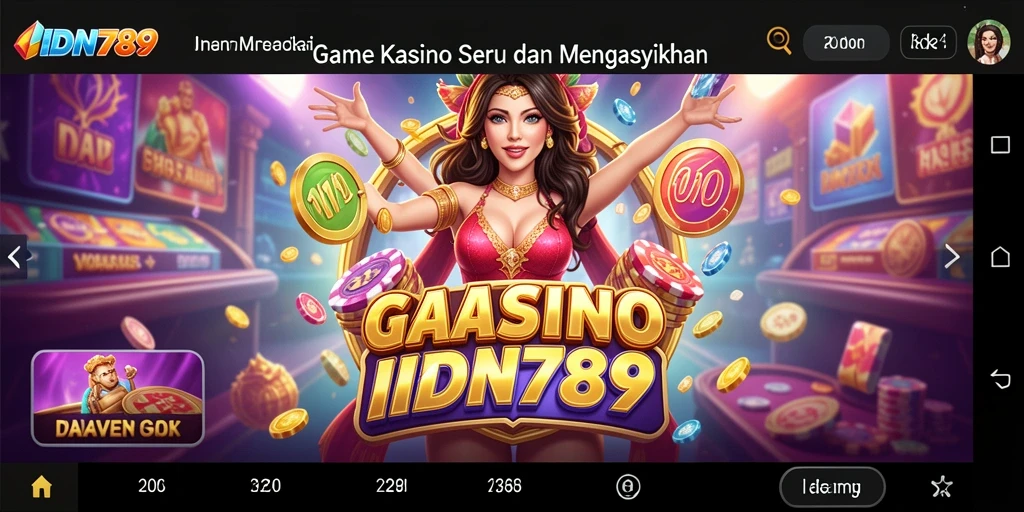 Screenshot IDN789 menampilkan aksi permainan kasino yang mendebarkan.