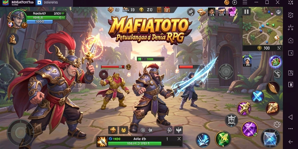 Gameplay MAFIATOTO yang menegangkan dan penuh aksi.
