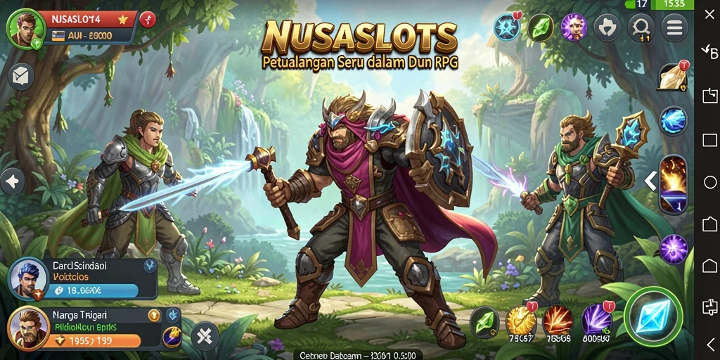 Tangkapan layar gameplay <strong>NUSASLOTS</strong> menampilkan karakter dalam pertempuran yang mendebarkan.