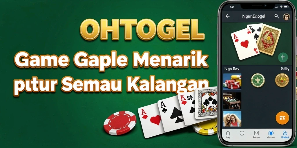 Tampilan gameplay Gaple yang seru dan interaktif di OHTOGEL.