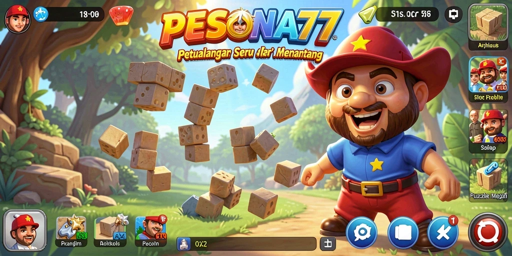 Tampilan gameplay <strong>PESONA77</strong> yang seru dan menantang dalam menyelesaikan puzzle.