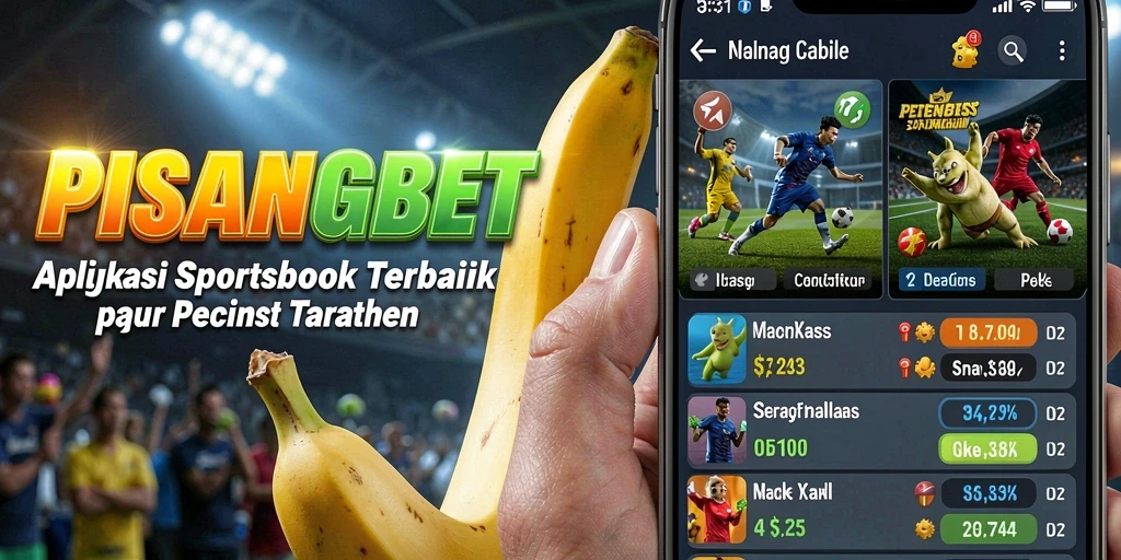 Tampilan utama PISANGBET menampilkan pilihan taruhan olahraga yang menarik.