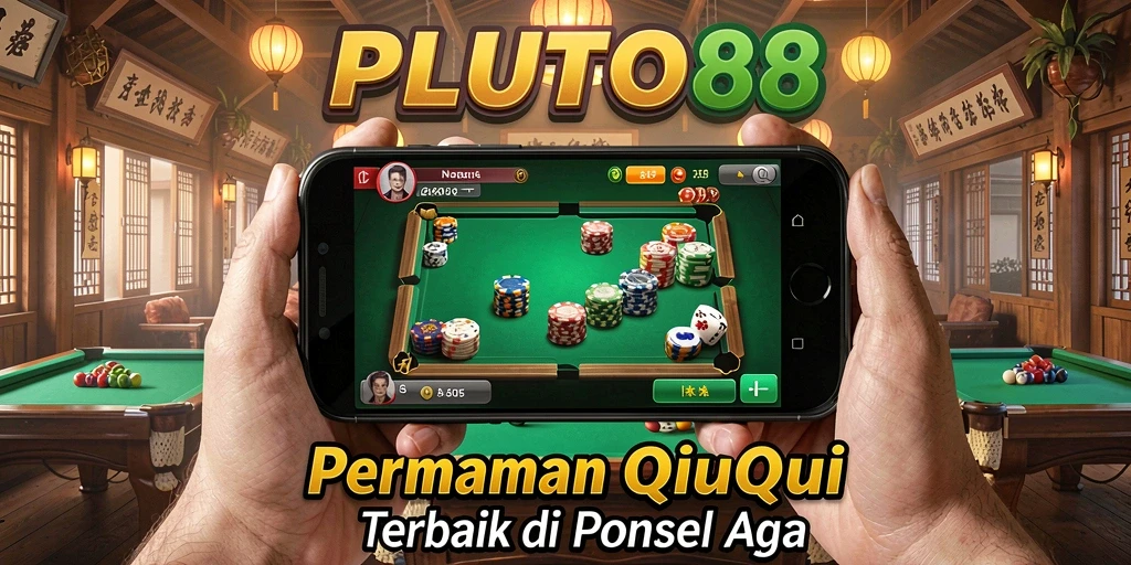Tampilan menarik dari gameplay QiuQiu di PLUTO88.