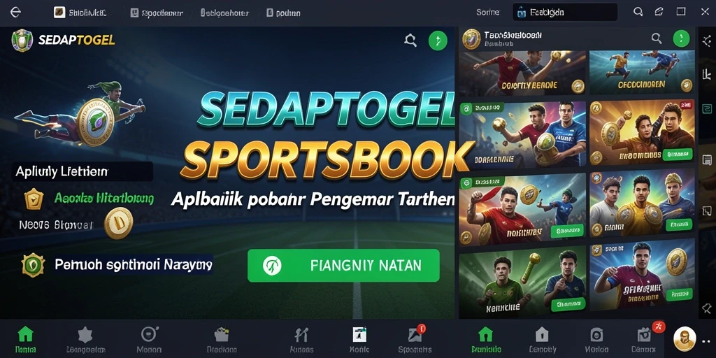 Tampilan menarik dari gameplay dan fitur taruhan SEDAPTOGEL.