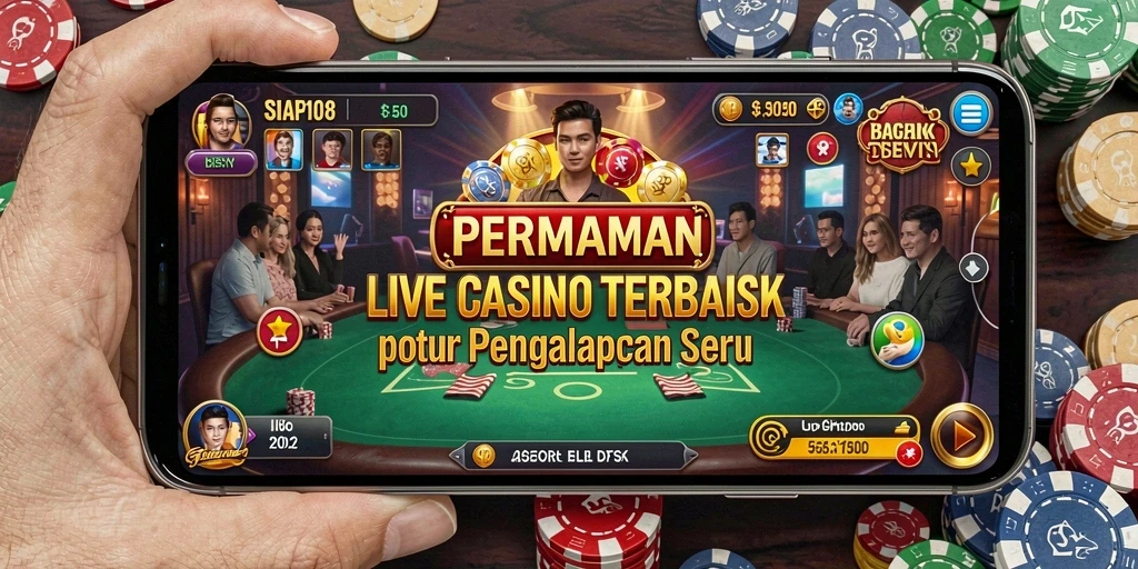 Screenshot gameplay Live Casino SIAP108 yang seru dan interaktif.
