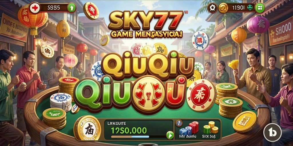 Tampilan gameplay menarik dalam permainan QiuQiu SKY77.