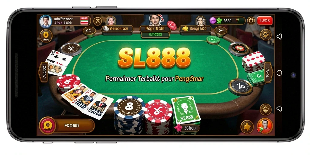 Tampilan gameplay Poker yang mengesankan di SL888.